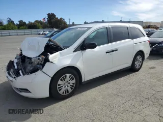2016 Honda Odyssey LX с VIN 5FNRL5H27GB112890, выставлен на аукционе Copart как лот 57286785 с пробегом 103 508 миль миль и Списание • Salvage title. История ставок и продаж доступна на DreamBid. Изображение 1.