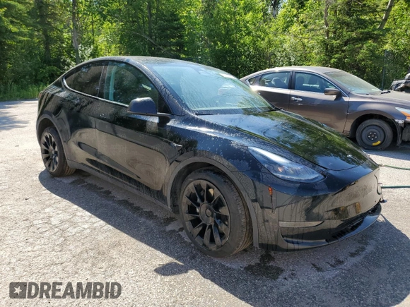 2024 Tesla Model Y z VIN 7SAYGDEDXRF991226, wystawiony jako Copart lot #62090255 z przebiegiem 42 853 mil mil oraz Szkoda całkowita • Salvage title. Historia ofert i sprzedaży dostępna na DreamBid. Obrazek 4.