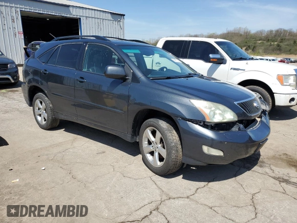 2004 Lexus RX 330 with VIN JTJHA31U340014013, listed as a Copart auction lot 54172745 with 90,430 mi miles and Salvage Title. Bid and sale history available at DreamBid. Image 4.