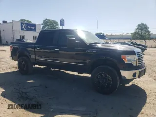 2011 Ford F-150 XL with VIN 1FTFW1EF0BFA57245, listed as a Copart auction lot 54592645 with 137,070 mi miles and Salvage title. Bid and sale history available at DreamBid. Image 4.