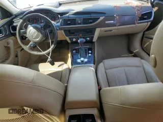2015 Audi A6 Prestige with VIN WAUHGAFC7FN030286, listed as a Copart auction lot 71237874 with 74,334 mi miles and Salvage title. Bid and sale history available at DreamBid. Image 8.