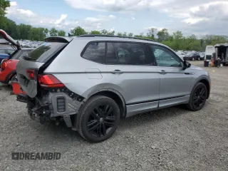 2022 Volkswagen Tiguan SE R-Line Black with VIN 3VV8B7AXXNM146851, listed as a Copart auction lot 58930905 with 24,675 mi miles and Salvage title. Bid and sale history available at DreamBid. Image 3.