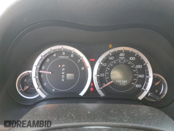 2012 Acura TSX with VIN JH4CU2F44CC009227, listed as a Copart auction lot 54869575 with 145,364 mi miles and Salvage title. Bid and sale history available at DreamBid. Image 9.