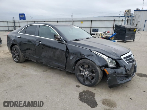 2014 Cadillac ATS Luxury AWD with VIN 1G6AH5RX5E0106366, listed as a Copart auction lot 53647005 with 170,679 mi miles and Salvage title. Bid and sale history available at DreamBid. Image 4.