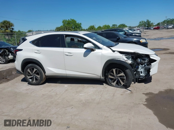 2021 Lexus NX with VIN JTJGARDZ1M5024614, listed as a IAAI auction lot 41641475 with 55,778 mi miles. Bid and sale history available at carsss.com. Image 12.