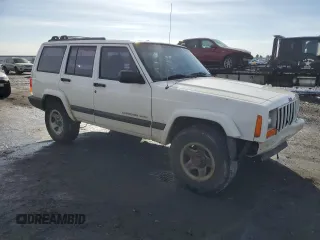 2001 Jeep Cherokee Sport with VIN 1J4FT48S01L622526, listed as a Copart auction lot 45659225 with 171,488 mi miles and Salvage Title. Bid and sale history available at carsss.com. Image 4.