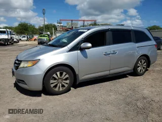 2015 Honda Odyssey EX z VIN 5FNRL5H47FB027127, wystawiony jako Copart lot #50233475 z przebiegiem 138 067 mil mil oraz Szkoda całkowita • Salvage title. Historia ofert i sprzedaży dostępna na DreamBid. Obrazek 1.