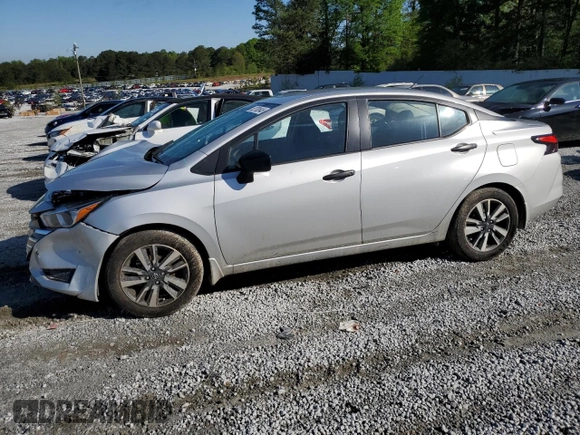 2024 Nissan Versa S with VIN 3N1CN8DVXRL896202, listed as a Copart auction lot 52783645 with 22,496 mi miles and Salvage Title. Bid and sale history available at DreamBid. Image 1.