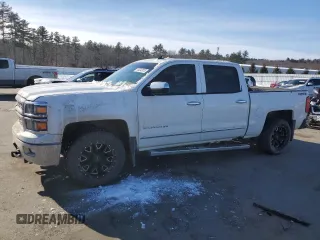 2014 Chevrolet Silverado 1500 LTZ with VIN 3GCUKSEC9EG347100, listed as a Copart auction lot 44342835 with 117,715 mi miles and Salvage Title. Bid and sale history available at carsss.com. Image 1.