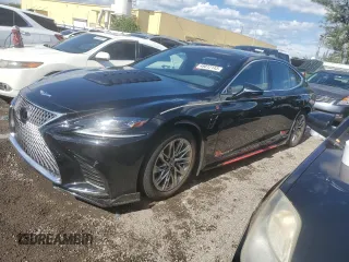 2018 Lexus LS 500 z VIN JTHB51FF1J5004928, wystawiony jako Copart lot #49012143 z przebiegiem Nie podano mil oraz . Historia ofert i sprzedaży dostępna na DreamBid. Obrazek 1.
