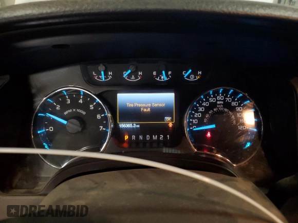 2011 Ford F-150 XLT with VIN 1FTFW1ET3BFC87187, listed as a Copart auction lot 61072695 with 156,365 mi miles and Salvage title. Bid and sale history available at DreamBid. Image 9.