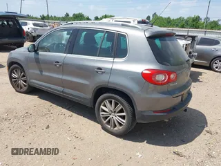 2011 Volkswagen Tiguan SEL w/Premium Navi with VIN WVGAV7AX0BW550059, listed as a IAAI auction lot 42071719 with 107,341 mi miles and . Bid and sale history available at DreamBid. Image 3.