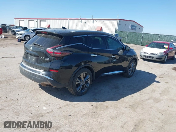 2019 Nissan Murano SL with VIN 5N1AZ2MS2KN104086, listed as a IAAI auction lot 41759753 with 167,795 mi miles and . Bid and sale history available at DreamBid. Image 4.