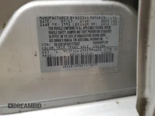 2017 Nissan Sentra S with VIN 3N1AB7AP0HY375622, listed as a Copart auction lot 46664685 with 74,703 mi miles and Salvage Title. Bid and sale history available at carsss.com. Image 14.
