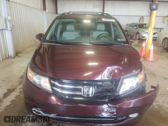 2014 Honda Odyssey Touring с VIN 5FNRL5H97EB099603, выставлен на аукционе Copart как лот 60048275 с пробегом 140 484 миль миль и Списание • Salvage title. История ставок и продаж доступна на DreamBid. Изображение 5.