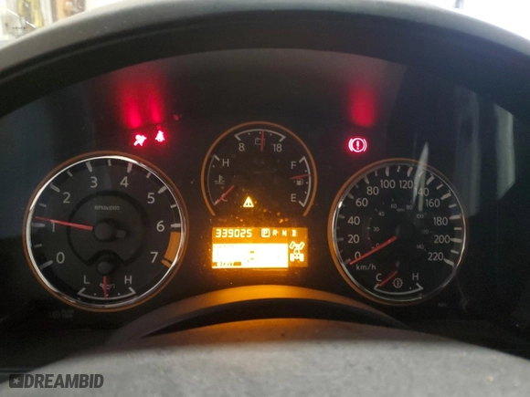 2010 Nissan Titan SE with VIN 1N6AA0EC3AN309550, listed as a Copart auction lot 83232974 with 339,025 mi miles and Salvage Title. Bid and sale history available at carsss.com. Image 9.
