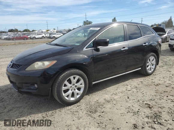 2007 Mazda CX-7 Sport with VIN JM3ER29L470125301, listed as a Copart auction lot 71650334 with 167,685 mi miles and Salvage Title. Bid and sale history available at carsss.com. Image 1.