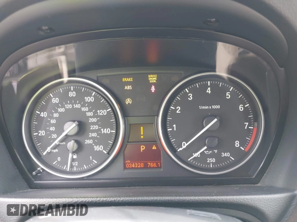 2011 BMW 3 Series 328i with VIN WBADW7C59BE443637, listed as a IAAI auction lot 42628837 with 34,328 mi miles and . Bid and sale history available at DreamBid. Image 7.