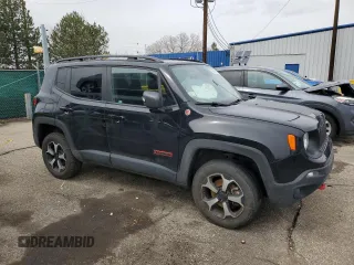 2020 Jeep Renegade Trailhawk z VIN ZACNJBC16LPM03446, wystawiony jako Copart lot #51258785 z przebiegiem 27 683 mil mil oraz Szkoda całkowita • Salvage title. Historia ofert i sprzedaży dostępna na DreamBid. Obrazek 4.
