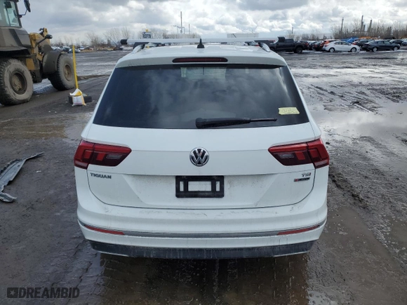 2018 Volkswagen Tiguan SEL Premium with VIN 3VV4B7AX9JM124512, listed as a Copart auction lot 50399315 with 131,983 mi miles and Salvage Title. Bid and sale history available at carsss.com. Image 6.