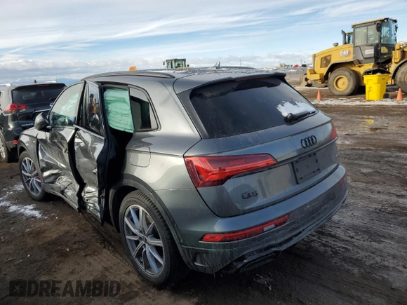 2024 Audi Q5 S line Prestige with VIN WA1F2AFY8R2069618, listed as a Copart auction lot 87875475 with 0 mi miles and Salvage Title. Bid and sale history available at carsss.com. Image 2.