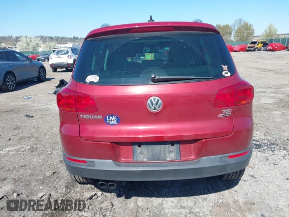 2016 Volkswagen Tiguan S with VIN WVGBV7AX4GW021564, listed as a IAAI auction lot 41995637 with 96,167 mi miles and . Bid and sale history available at DreamBid. Image 16.