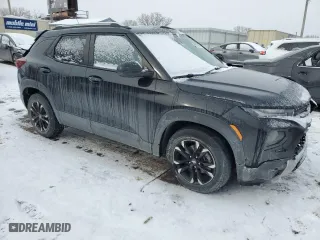 2021 Chevrolet TrailBlazer LT with VIN KL79MPS2XMB154922, listed as a Copart auction lot 88910645 with 58,063 mi miles and Salvage Title. Bid and sale history available at carsss.com. Image 4.