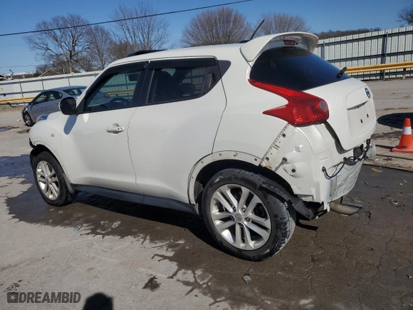 2013 Nissan Juke SL with VIN JN8AF5MVXDT209714, listed as a Copart auction lot 48004065 with 91,022 mi miles and Salvage Title. Bid and sale history available at carsss.com. Image 2.