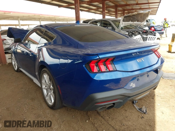 2024 Ford Mustang GT with VIN 1FA6P8CF8R5416890, listed as a IAAI auction lot 42382113 with 13,453 mi miles and . Bid and sale history available at DreamBid. Image 3.