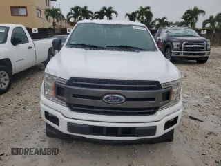 2018 Ford F-150 XL with VIN 1FTEW1CP6JKD50225, listed as a Copart auction lot 59179605 with 105,602 mi miles and Salvage title. Bid and sale history available at DreamBid. Image 5.
