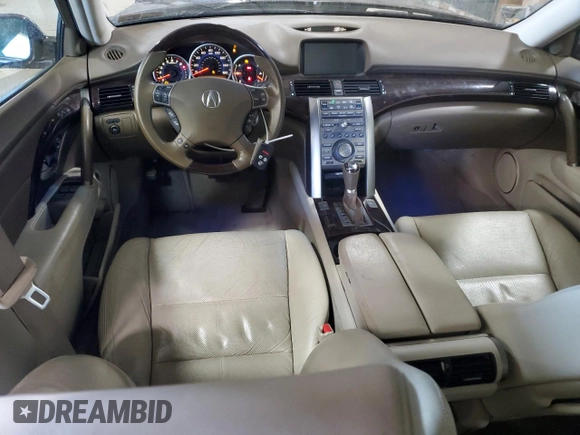 2011 Acura RL Technology with VIN JH4KB2F69BC000508, listed as a Copart auction lot 48438265 with 128,599 mi miles and Clean Title. Bid and sale history available at DreamBid. Image 8.