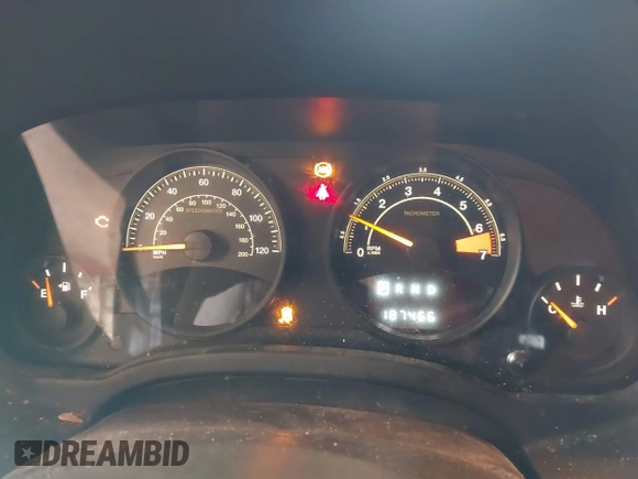 2016 Jeep Patriot Sport with VIN 1C4NJPBA1GD694198, listed as a IAAI auction lot 41291526 with 187,466 mi miles and . Bid and sale history available at DreamBid. Image 7.