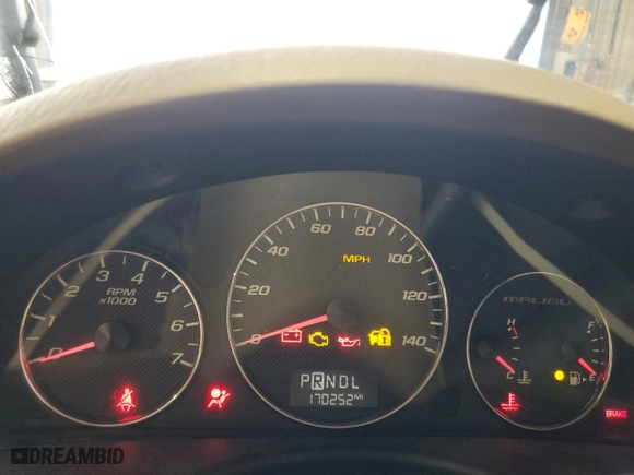 2006 Chevrolet Malibu LT w/0LT with VIN 1G1ZT51F76F111979, listed as a Copart auction lot 43924565 with 170,252 mi miles and Salvage Title. Bid and sale history available at carsss.com. Image 9.
