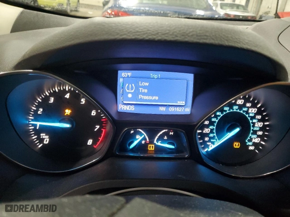 2013 Ford Escape SE with VIN 1FMCU0GX1DUB70656, listed as a Copart auction lot 48895375 with 91,627 mi miles and Salvage Title. Bid and sale history available at carsss.com. Image 9.