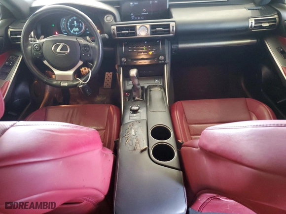 2014 Lexus IS 250 with VIN JTHCF1D22E5012950, listed as a Copart auction lot 50424565 with 183,069 mi miles and Salvage Title. Bid and sale history available at carsss.com. Image 8.