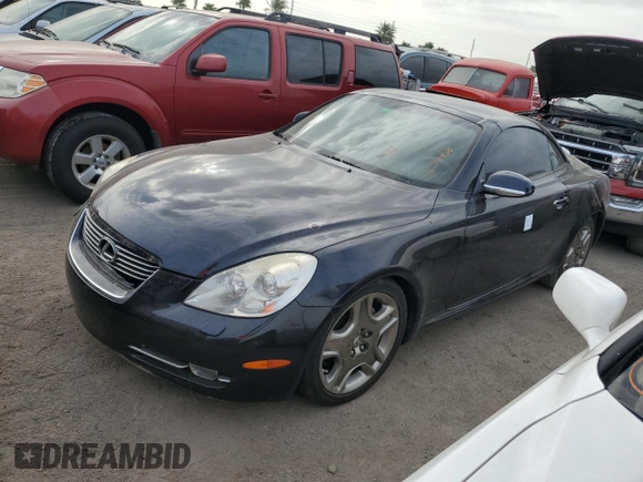 2007 Lexus SC 430 with VIN JTHFN45Y079012879, listed as a Copart auction lot 76712904 with Not Provided miles and Salvage Title. Bid and sale history available at DreamBid. Image 1.