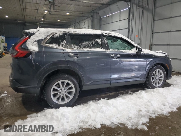 2024 Honda CR-V EX-L with VIN 2HKRS4H74RH427370, listed as a Copart auction lot 44397035 with 27,896 mi miles and Salvage Title. Bid and sale history available at carsss.com. Image 3.