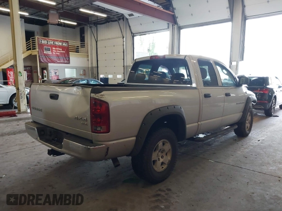 2004 Dodge 1500 SLT with VIN 1D7HU18N14S787506, listed as a IAAI auction lot 41580715 with 132,849 mi miles and . Bid and sale history available at carsss.com. Image 4.