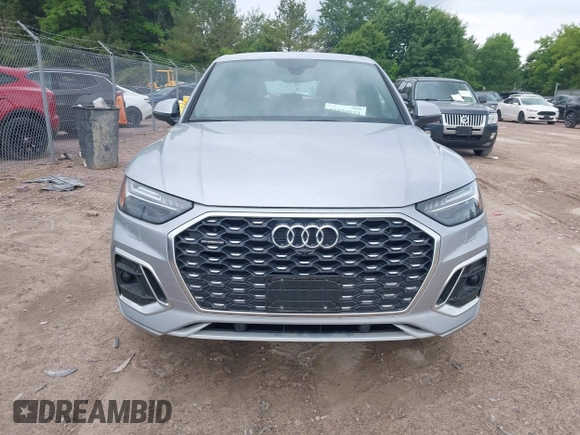 2023 Audi Q5 Sportback S line Prestige with VIN WA16AAFY1P2002049, listed as a IAAI auction lot 42450923 with 24,765 mi miles and . Bid and sale history available at DreamBid. Image 12.