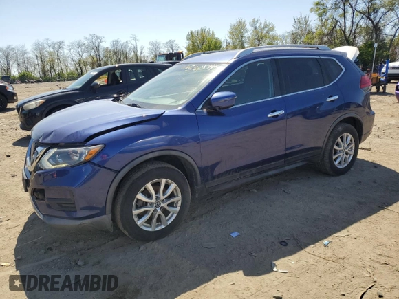 2017 Nissan Rogue S with VIN KNMAT2MV9HP581322, listed as a Copart auction lot 53615945 with 106,967 mi miles and Salvage Title. Bid and sale history available at DreamBid. Image 1.