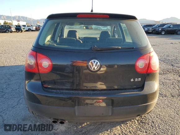 2007 Volkswagen Rabbit with VIN WVWDS71K37W102016, listed as a Copart auction lot 56430335 with 160,416 mi miles and Salvage title. Bid and sale history available at DreamBid. Image 6.