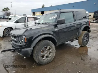 2023 Ford Bronco with VIN 1FMDE5AH6PLB56147, listed as a Copart auction lot 85275394 with 24,594 mi miles and Salvage Title. Bid and sale history available at carsss.com. Image 1.