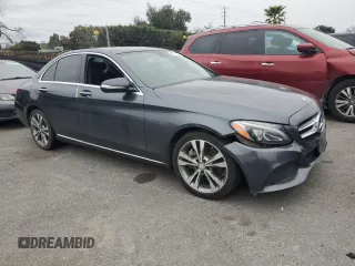 2015 Mercedes-Benz C 300 with VIN 55SWF4JB8FU045146, listed as a Copart auction lot 44591105 with 153,777 mi miles and Salvage Title. Bid and sale history available at carsss.com. Image 4.