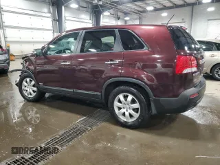 2013 Kia Sorento LX with VIN 5XYKTDA69DG397718, listed as a Copart auction lot 47361555 with 99,280 mi miles and Salvage Title. Bid and sale history available at carsss.com. Image 2.