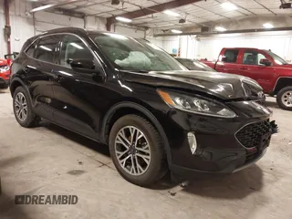 2021 Ford Escape SEL with VIN 1FMCU9H92MUA28112, listed as a IAAI auction lot 41510577 with 57,407 mi miles and . Bid and sale history available at DreamBid. Image 1.