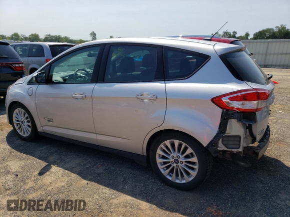 2017 Ford C-Max Energi SE with VIN 1FADP5EU5HL107695, listed as a Copart auction lot 58818563 with 39,163 mi miles. Bid and sale history available at carsss.com. Image 2.
