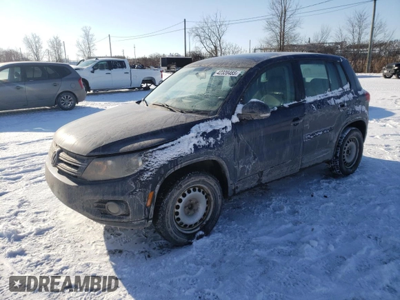 2012 Volkswagen Tiguan with VIN WVGCV7AX9CW525798, listed as a Copart auction lot 42320485 with 213,865 mi miles and Salvage Title. Bid and sale history available at DreamBid. Image 1.