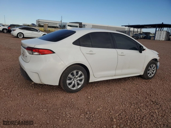 2024 Toyota Corolla LE with VIN JTDB4MEE8R3016533, listed as a Copart auction lot 51177395 with 40,432 mi miles and Salvage Title. Bid and sale history available at carsss.com. Image 3.