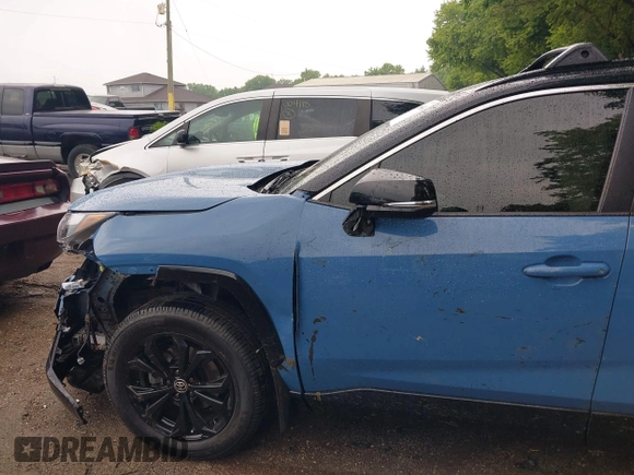 2022 Toyota RAV4 Hybrid XSE with VIN JTME6RFV7ND527447, listed as a IAAI auction lot 42358584 with 50,394 mi miles and . Bid and sale history available at DreamBid. Image 14.