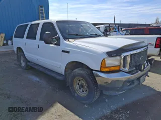 2000 Ford Excursion XLT with VIN 1FMSU41F8YEE41800, listed as a Copart auction lot 55297415 with 191,904 mi miles and Clean Title. Bid and sale history available at DreamBid. Image 4.
